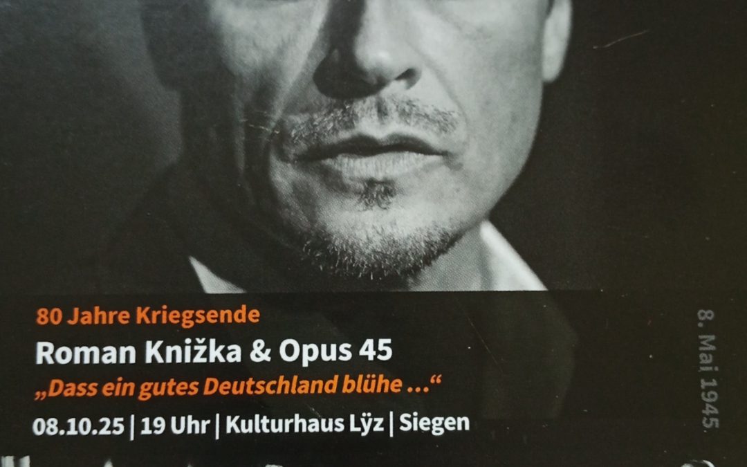 80 Jahre Kriegsende Roman Knižka & OPUS 45