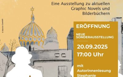 „Den Holocaust in Bildern erzählen – eine Ausstellung zu aktuellen Graphic Novels und Bilderbüchern“ bis 30. April 2026 im AMS zu sehen